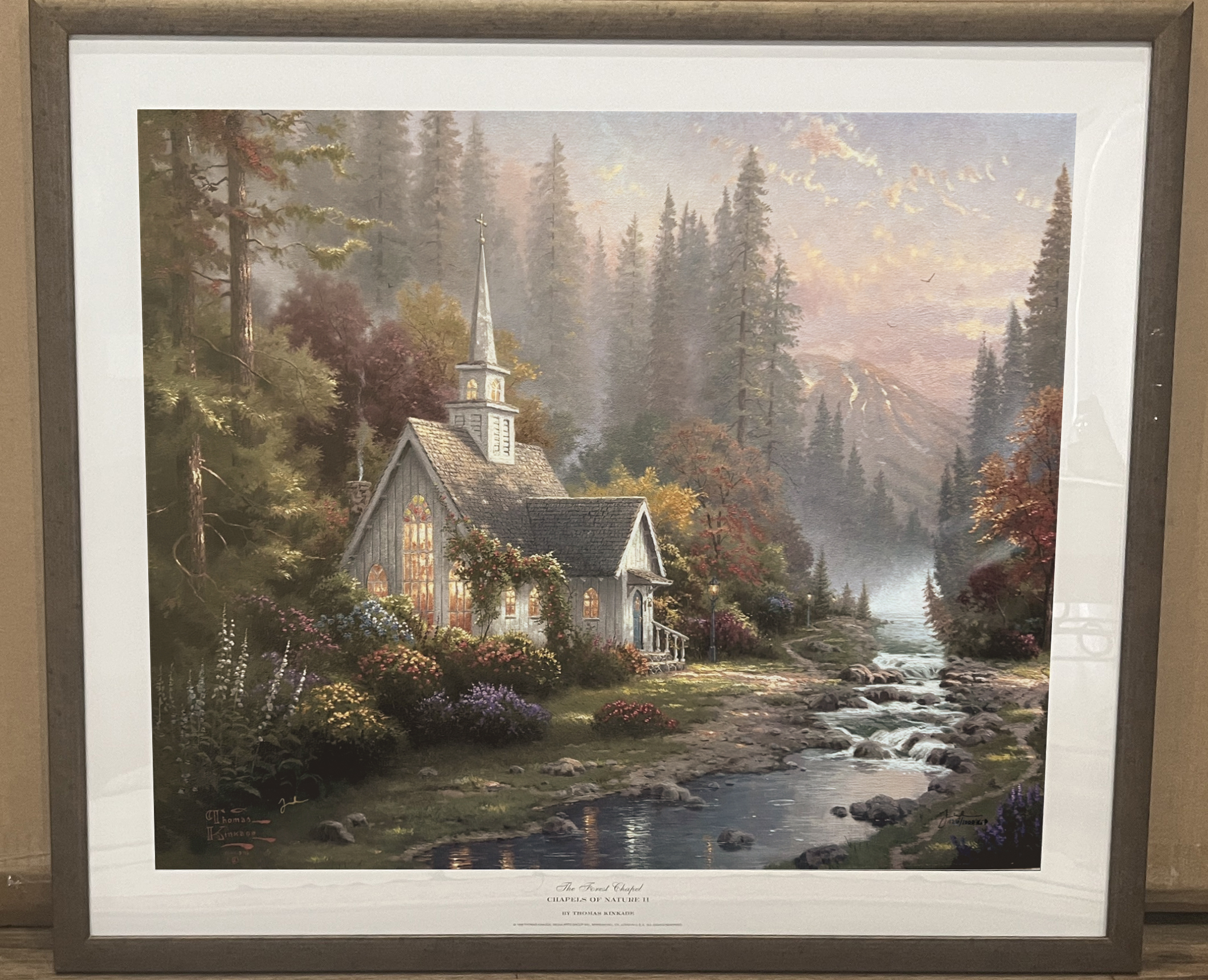 Thomas Kinkade - Forest Chapel / Gallery Proof / Limited Edition