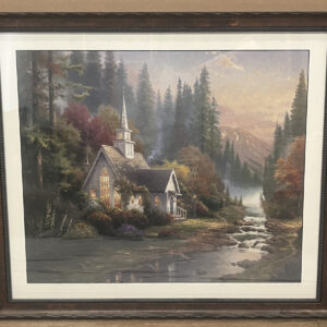 Thomas Kinkade - Forest Chapel SN / Limited Edition /w COA
